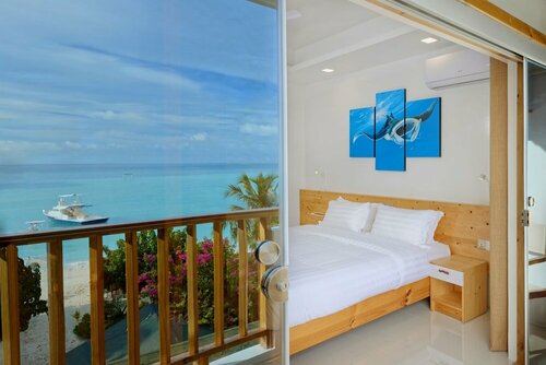 Luau Beach Inn, Rezervați Pensiune Hoteluri în Southern Atolls cu mic dejun, Mic dejun