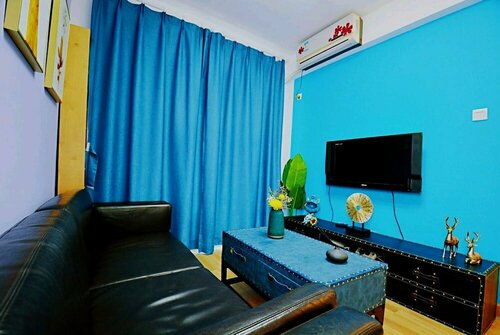 Avatar Blue Fantasy Large Queen Bed Center Futian, Забронировать Апартаменты/квартира Футянь Шэньчжэнь