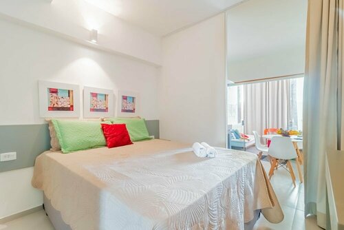 JB01 Flat Cocoon a 250m da Praia de Jaguaribe, Book Lejlighed Hoteller i Bahia med pool, Swimmingpool