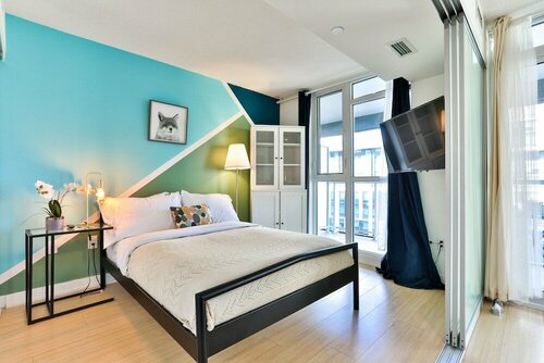 Cityplace 1B Lux Condo Lakeside Skydome Mtcc, Rezervasyon Daire Toronto 