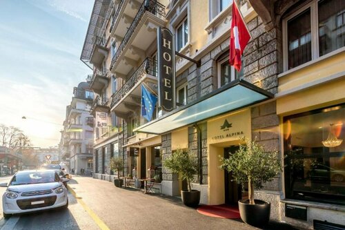 Hotel Alpina Luzern, Забронировать Отель Отели Люцерна 3 звезды, 3*
