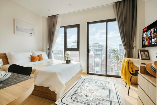 Myrcella Urban Studio, Забронировать Апарт-отель Отели Бадинь 4 звезды, 4*