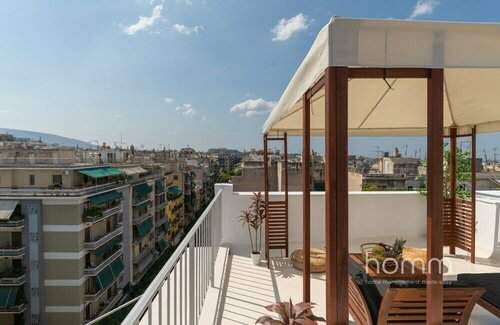 126m² homm Penthouse, Amazing Acropolis View,9 ppl, Забронировать Отель Афины периферийная единица Центральные Афины