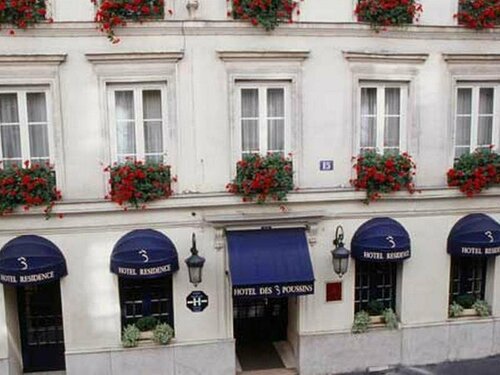 Hôtel des 3 Poussins, Забронировать Отель Отели Парижа 3 звезды, рядом с Фуникулёр, 3*