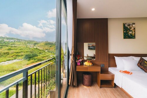 Green Eco Hotel Dalat, Забронировать Отель Отели Ламдонг с завтраком, Завтраки