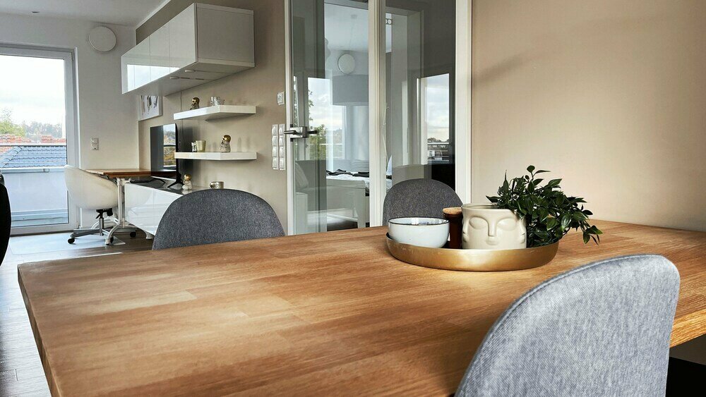 Modernes Apartment über den Dächern von Osnabrück