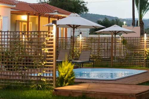 Coastal Dreamy Retreat, Dive in Dimitras Paradise, Забронировать Вилла Отели Финикунды с бассейном, Бассейн