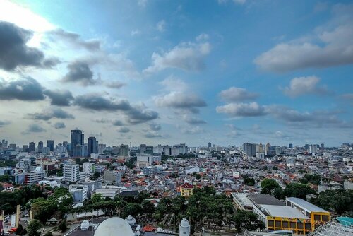 Minimalist Studio Menteng Park Apartment, Boek Appartement Jakarta Hotels met een Zwembad, Zwembad