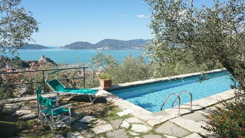 Miralunga-appartament-in-villa-e-piscina, Забронировать Отель Леричи Итальянская Ривьера