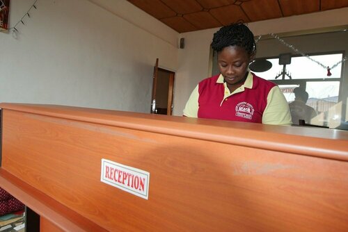 Good Morning Guest House, Prenota Affittacamere Hotel a Kumasi con parcheggio, Parcheggio