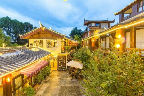 C'est La Vie Boutique Inn, Забронировать Бутик-отель Бутик-отели Лицзян, рядом с Улица Сквер-стрит Древнего города Шухэ, Бутик-отель