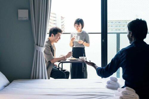 WELLSTAY Osaka Shin-imamiya Ekimae Apartment hotel, Забронировать Апартаменты/квартира Апартаменты Осаки, рядом с P-Roots Pachinko Parlor, Апартаменты/квартира