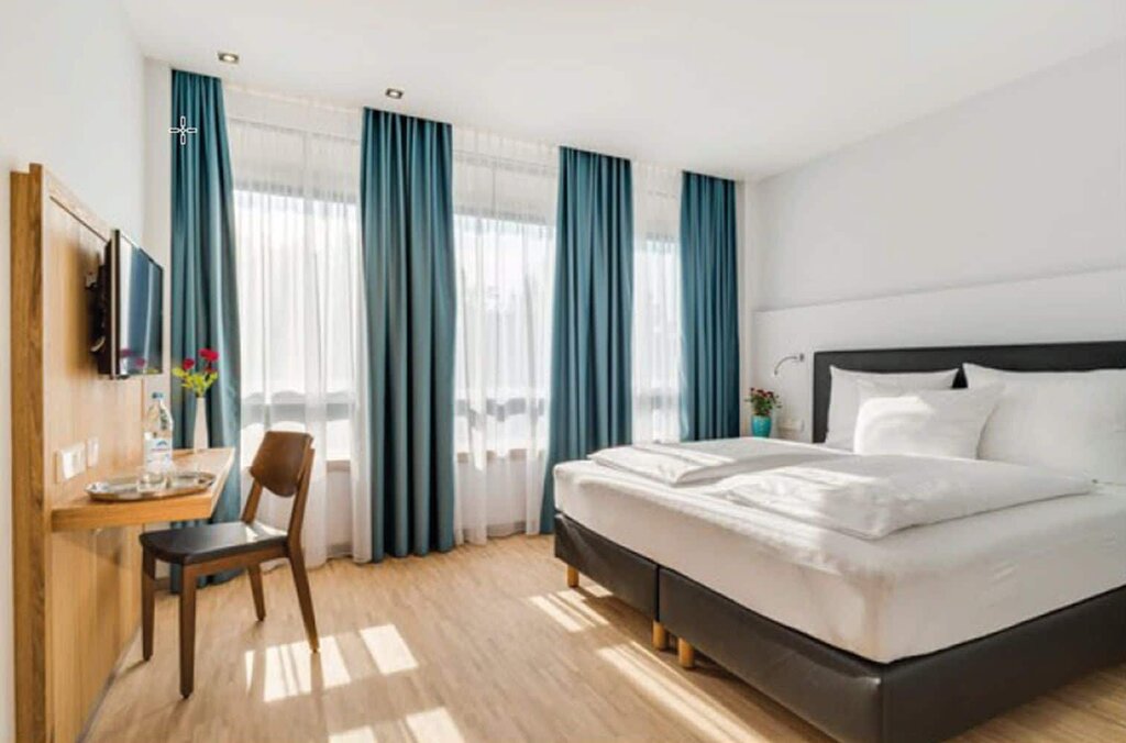 Hotel-Etage Apfelrot