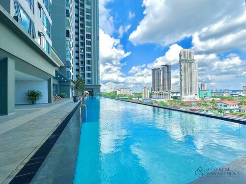 SKS Pavillion Residences - 1 BHK Condo at High Floor with Singapore View