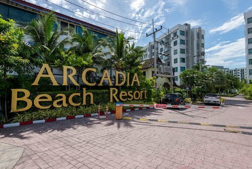 Arcadia Beach Con, Забронировать Апартаменты/квартира Отели Южной Паттайя с парковкой, Парковка