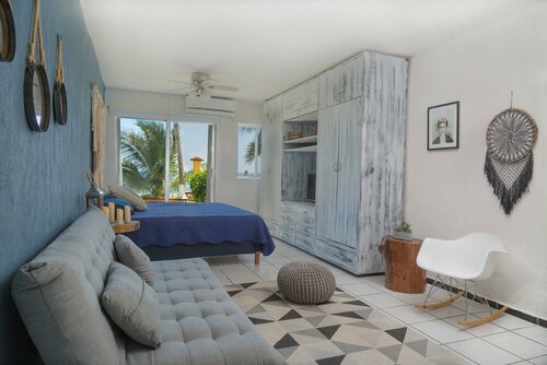 Peaceful & Confortable Oceanfront Studio, Забронировать Апартаменты/квартира Канкун Кинтана-Роо