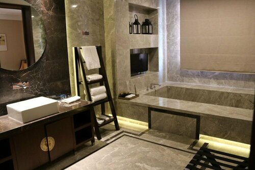 Zhuo Run Hot Spring Jian Guo Hotel, Rezervasyon Otel Baoding havuzlu oteller, Yüzme Havuzu