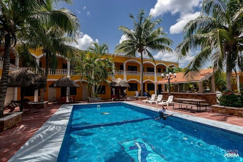 Hotel los Arcos, Book Hotel Hoteller i Yucatán med parkering, Parkering