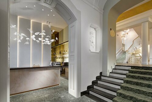 Mamaison Hotel Riverside Prague, Prenota Hotel Praga 5 Praga, vicino a Cantina gotica