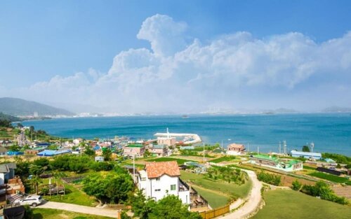 Namhae Areum Pension, Забронировать Отель Отели Намхэ с парковкой, Парковка