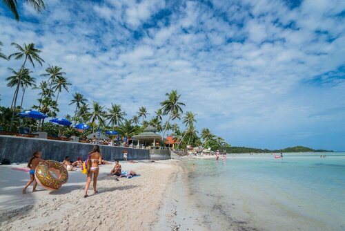 Chaba Cabana Beach Resort, Забронировать Курортный отель Отели Сурат Тхани с парковкой, Парковка