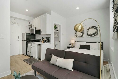 Nice & Comfy Studio Apt in Uptown, Забронировать Отель Чикаго Большой Чикаго