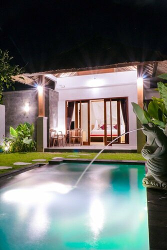 Three Gold Luxury Private Villas, Забронировать Вилла Коттеджи Убуд, Коттедж