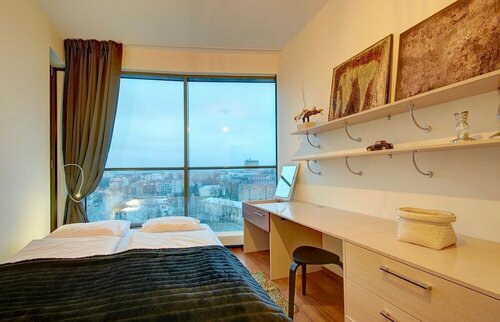 Helios apartment in Vilnius skyscraper, Boek Appartement Vilnius Vilnius