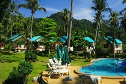 Green Cottage Beach Resort, Забронировать Курортный отель Отели Чанг с бассейном, Бассейн