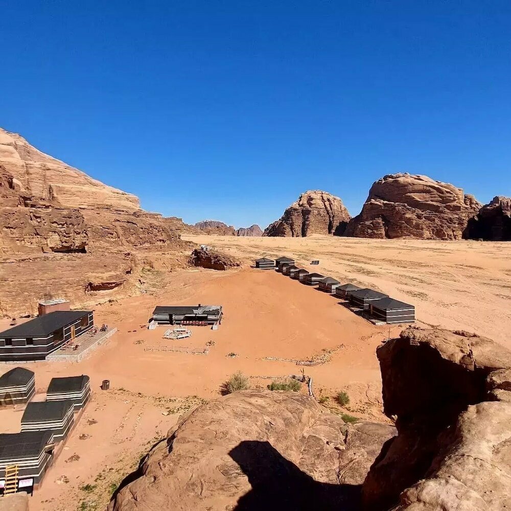 Beduin star trail camp