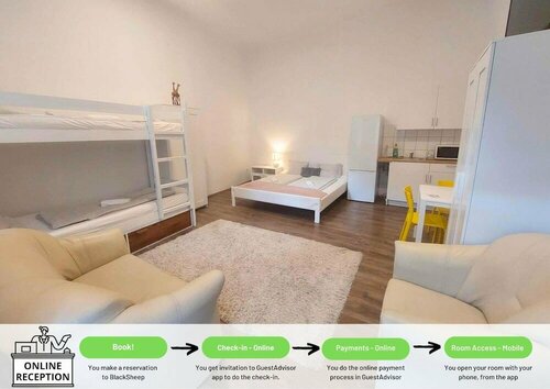 GoodMo Budapest Smart Rooms, Забронировать Хостел Будапешт Центральная Венгрия, рядом с Корвин–недьед
