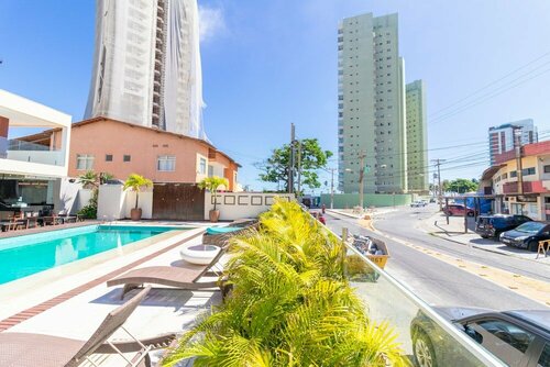 JB02 Flat - 250m da Praia de Jaguaribe, Забронировать Апартаменты/квартира Отели штата Баия с парковкой, Парковка