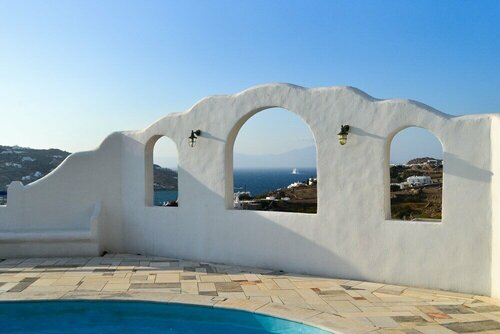 Complex of Cycladic traditional houses, Забронировать Дом для отпуска Виллы острова Миконоса, Вилла
