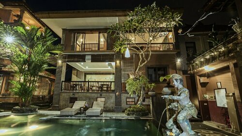 Kun - Kun Guest House Ubud, Book Pension Gianyar hoteller med pool, Swimmingpool