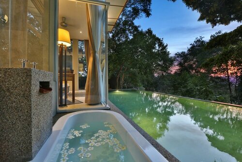 Ambong Pool Villas, Rezerwuj Apartamentowiec hotelowy Pantai Cenang 