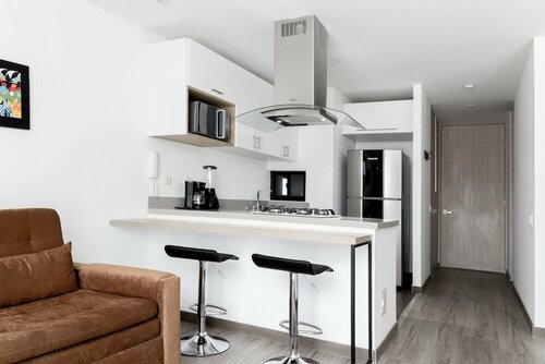 Origami Apartments by Nomad Guru, Забронировать Апартаменты/квартира Усакен Богота, рядом с Centro Comercial Monteverde