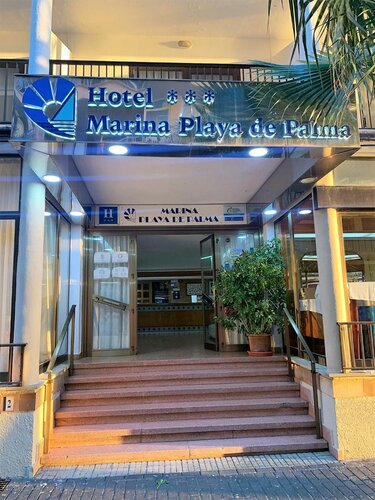 Hotel Marina Playa De Palma, Забронировать Отель Отели Плайя-де-Пальмы 3 звезды, рядом с Церковь La Porciuncula, 3*
