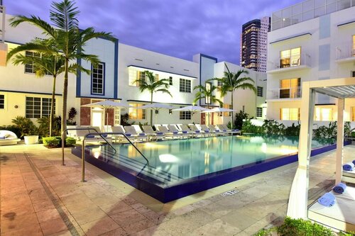 Pestana South Beach Hotel, Забронировать Отель Южный пляж Майами-Бич