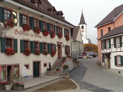 Gasthaus zur Sonne, Book Hotel Hoteller i Aargau - Basel region med måltider, Halvpension / Fuldpension