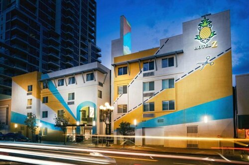 Hotel Z - Gaslamp San Diego, Забронировать Отель Сан-Диего - центр города Сан-Диего