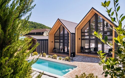 Sunny Coast, Забронировать Гостевой дом Отели Краснодарского края с бассейном, Бассейн