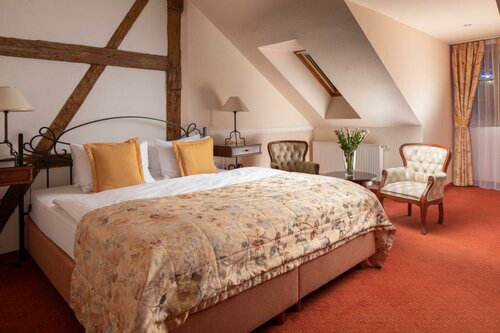 Promenáda Romantic Hotel, Забронировать Отель Отели Карловых Варов с питанием, Пансион