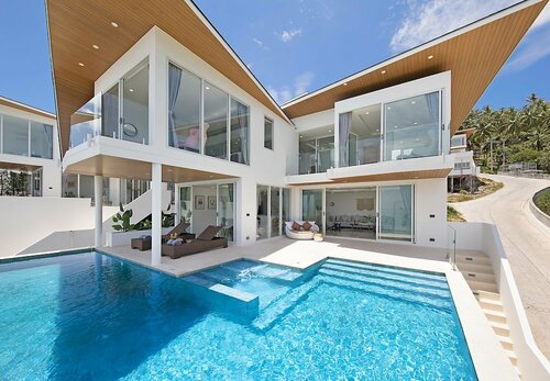 4BR-Luxurious Private Pool Villa Oasis, Забронировать Вилла Отели Самуй с бассейном, Бассейн