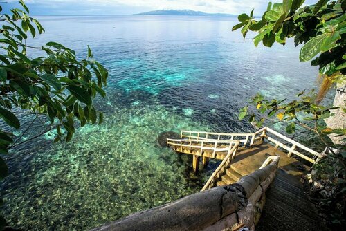 Almira Diving Resort, Rezervovat Lázně / Resort Panglao hotely se snídaní, Snídaně