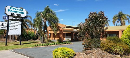 Crystal Fountain Motel Albury, Buchen Sie Motel Lavington Murray River