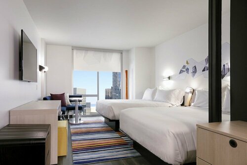 Aloft by Marriott Chicago Mag Mile, Забронировать Отель Отели Чикаго 3 звезды, рядом с Daley Bicentennial Plaza (центр отдыха), 3*