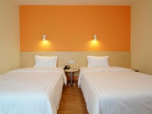 7 Days Inn Harbin West Station Wanda Square Branch, Забронировать Отель Отели Харбина с парковкой, рядом с Железнодорожный вокзал Харбин-Западный, Парковка