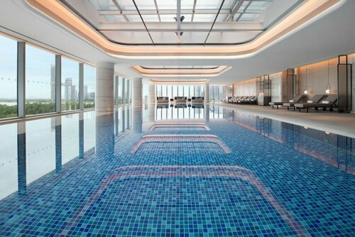 Guangzhou Marriott Hotel Nansha, Rezerwuj Hotel Hotele w Kanton z Basenem, Basen