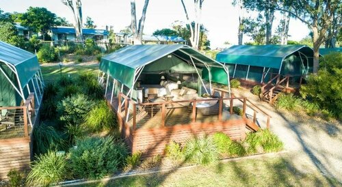 Thou Walla Sunset Retreat, Забронировать Дом для отпуска Отели Солджерс-Пойнта с бассейном, Бассейн
