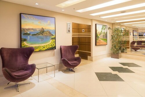 Hotel Atlântico Rio, Забронировать Отель Копакабана Рио-де-Жанейро, рядом с Исторический музей армии и форт Копакабаны